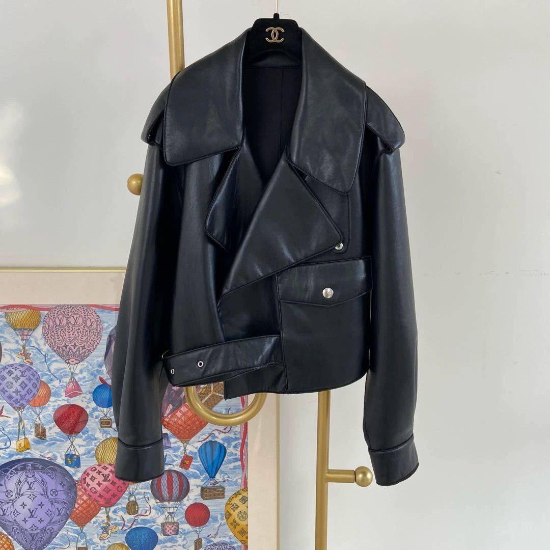 Other Mo&Co Black Leather Jacket Size S Size US S / EU 44-46 / 1 - 1 Thumbnail
