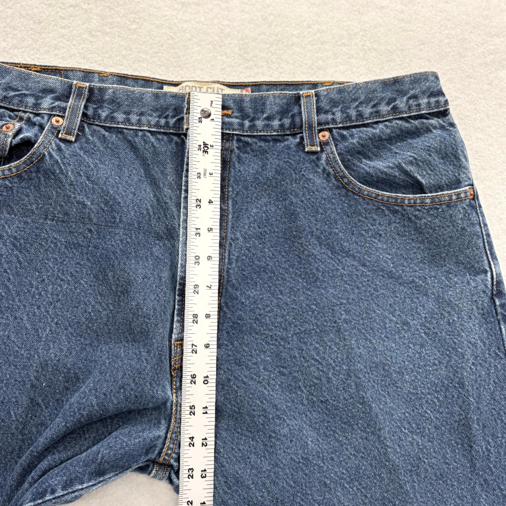 Levi's Levis 517 Jeans Mens 40x28 Blue Boot Cut Denim Medium Wash Western Cowboy Y2K Size US 40 / EU 56 - 7 Thumbnail