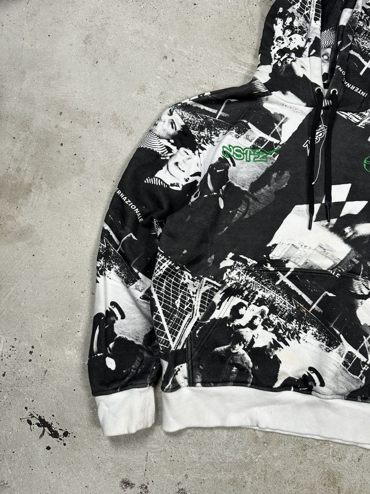 A$AP Nast × Sergio Tacchini Sergio Tacchini x A$AP Nast Nst2 All Over Print Hoodie Size US M / EU 48-50 / 2 - 6 Thumbnail