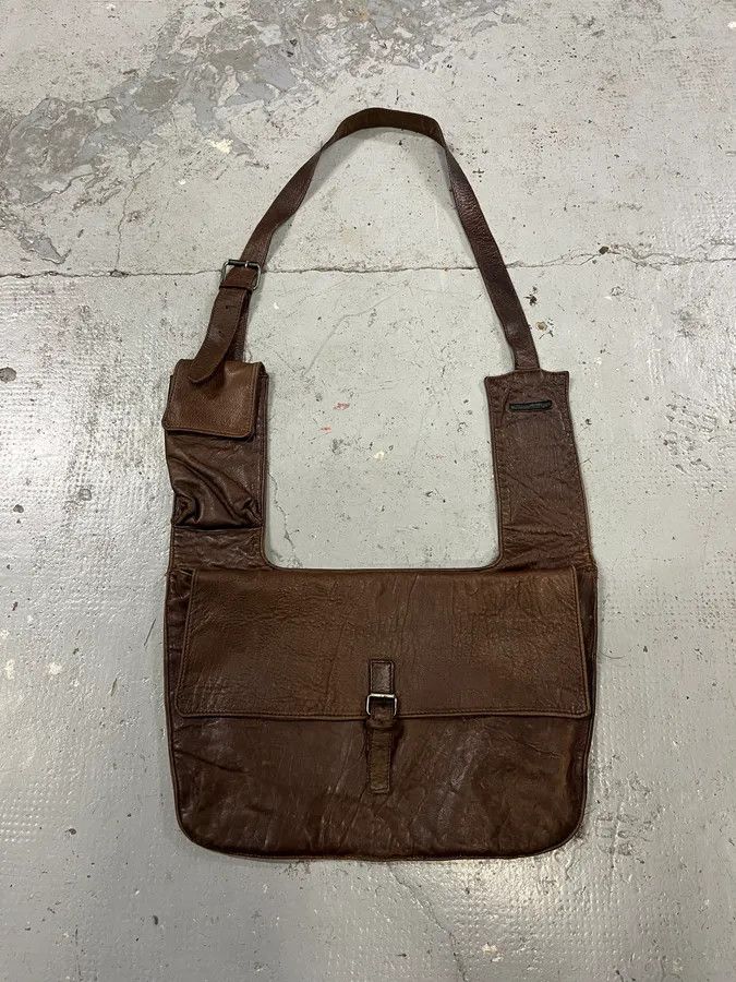 2000s Dolce & Gabbana Cargo Brown Leather Bag