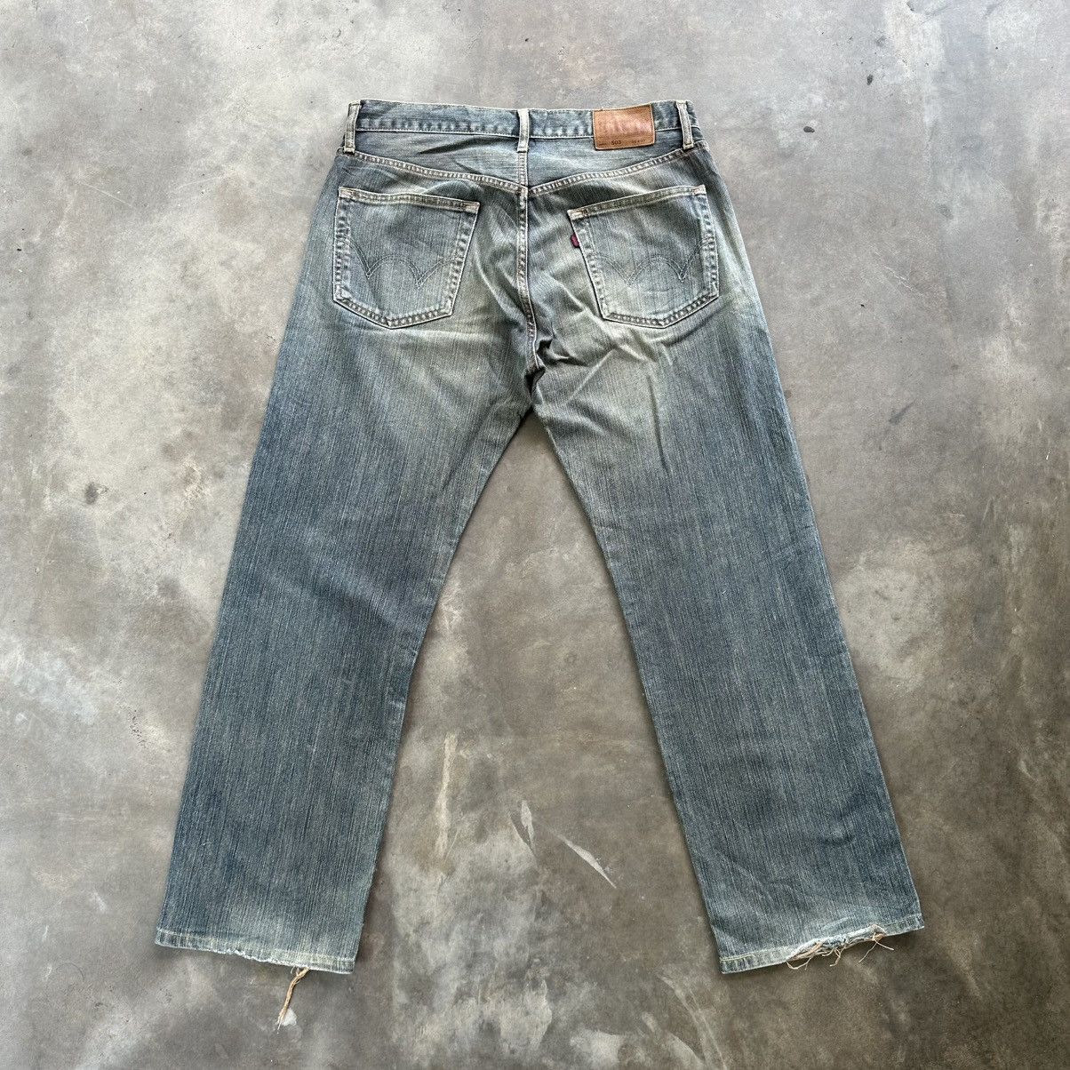 Japanese Brand Vintage Edwin Rusty Faded Distressed Denim Jean Pant Size US 34 / EU 50 - 10 Thumbnail