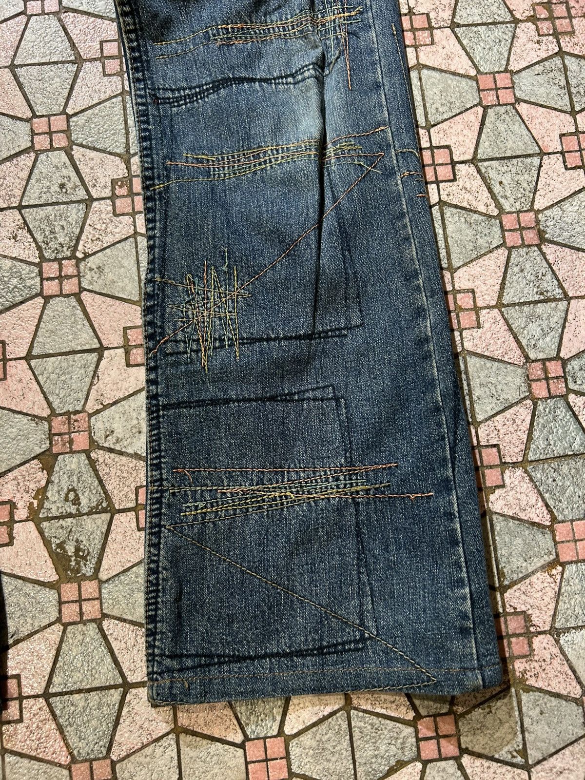 Hysteric Glamour Hysteric Glamour Patchwork Kinky Jeans Size US 27 - 7 Thumbnail