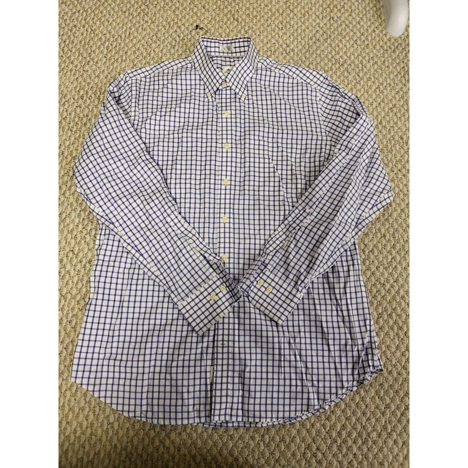 Peter Millar Peter Millar 100% Cotton Mens Dress Shirt Size Large Size US L / EU 52-54 / 3 - 1 Thumbnail