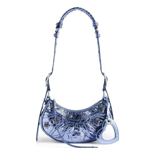 Balenciaga Balenciaga Le Cagole XS Shoulder Bag Metallized 'Purple' Size ONE SIZE - 1 Thumbnail