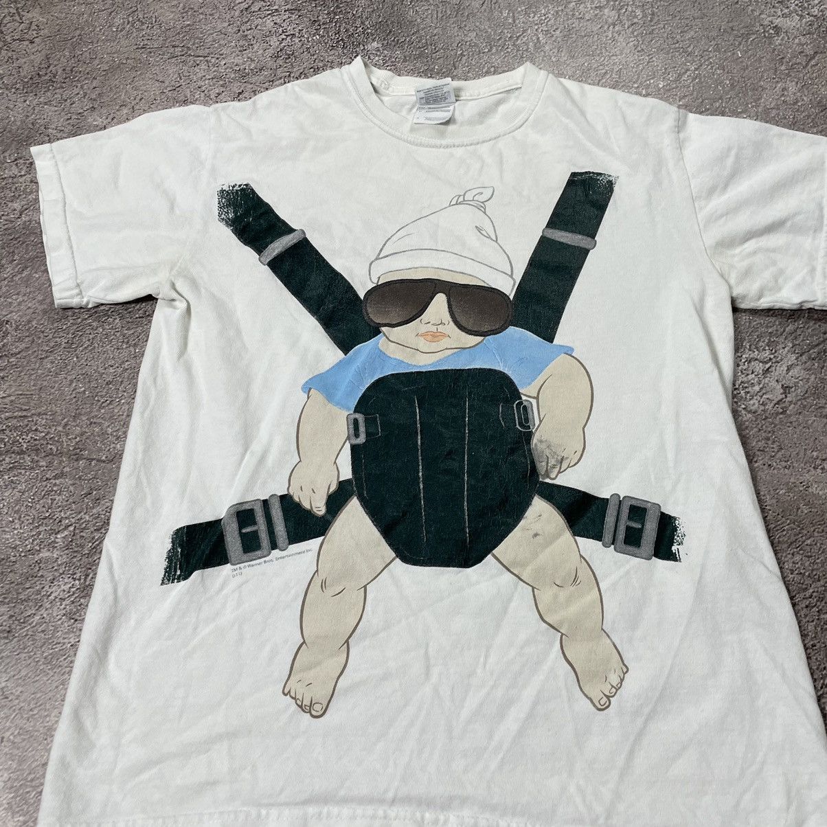 Vintage Vintage Y2K Graphic Tee Helmet Print Skate Streetwear Boxy M Size US M / EU 48-50 / 2 - 4 Thumbnail