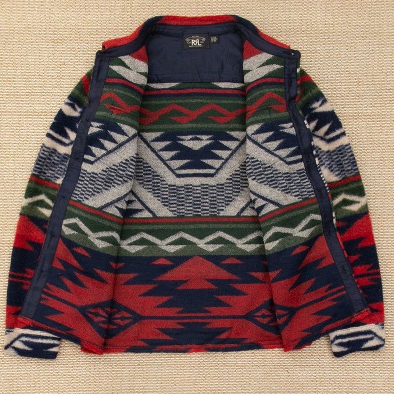 RRL Ralph Lauren RRL Ralph Lauren Wool fleece Navajo shirt jacket Size US L / EU 52-54 / 3 - 6 Thumbnail