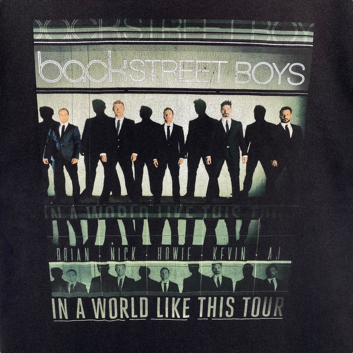 Band Tees Vintage Back Street Boys In A World Like This Tour 2013 Size US M / EU 48-50 / 2 - 2 Thumbnail