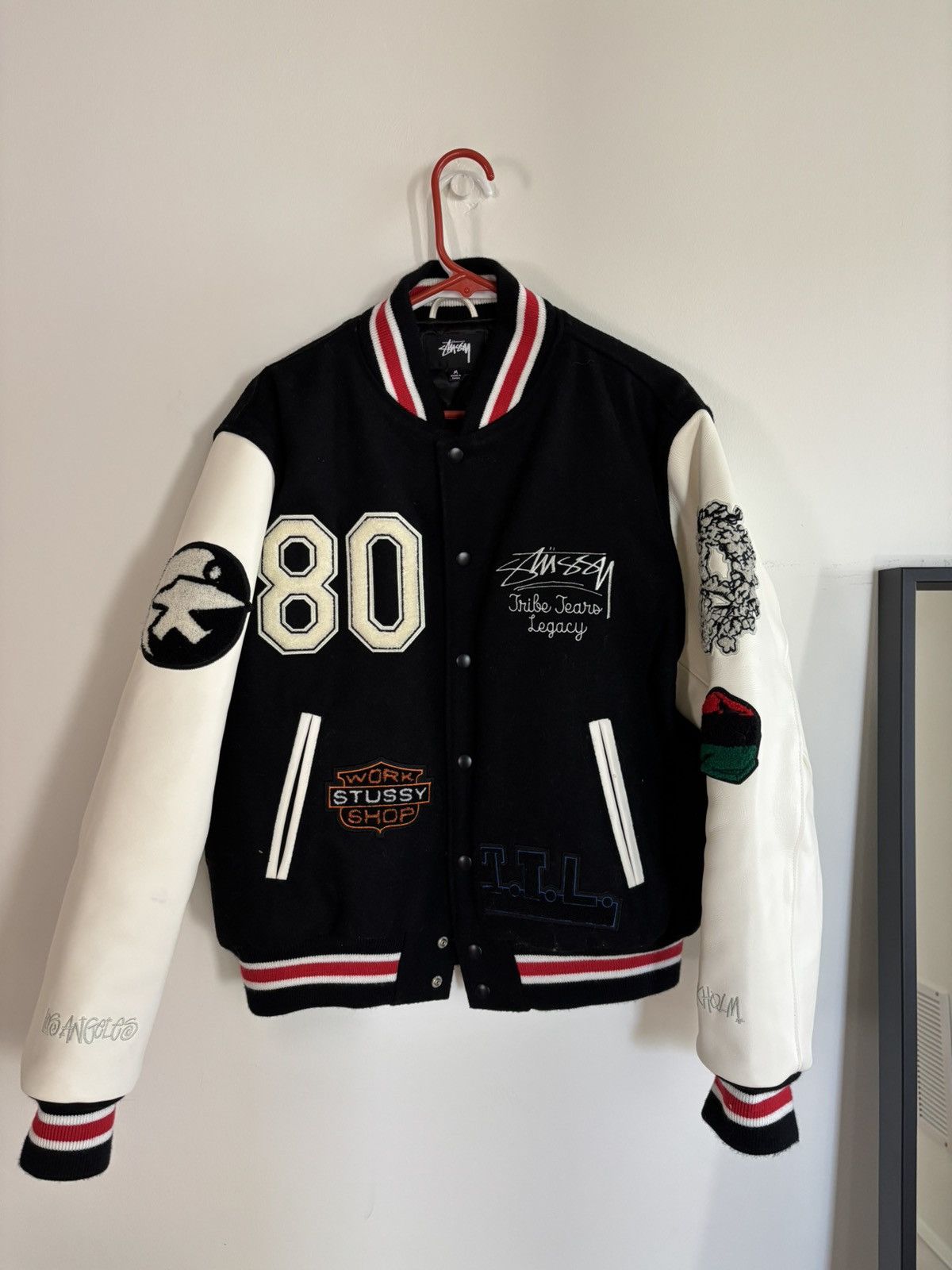 Stussy 35th anniversary international tribe varsity XL | Grailed