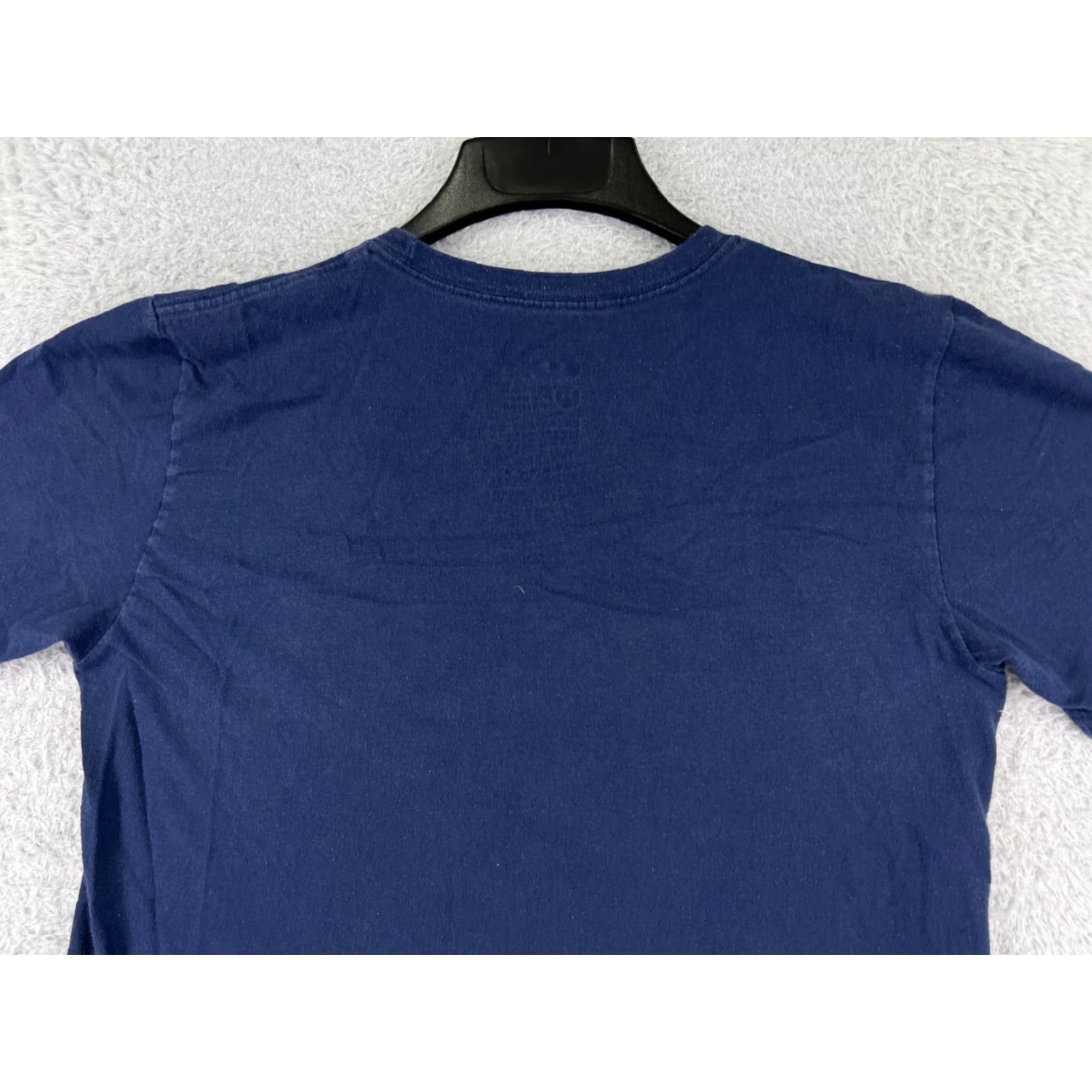 Nike Nike Shirt Men's Medium Blue Swoosh Logo Basketball Crewneck 100% Cotton Retro Logo Sports Shirt Mens Size US M / EU 48-50 / 2 - 4 Thumbnail