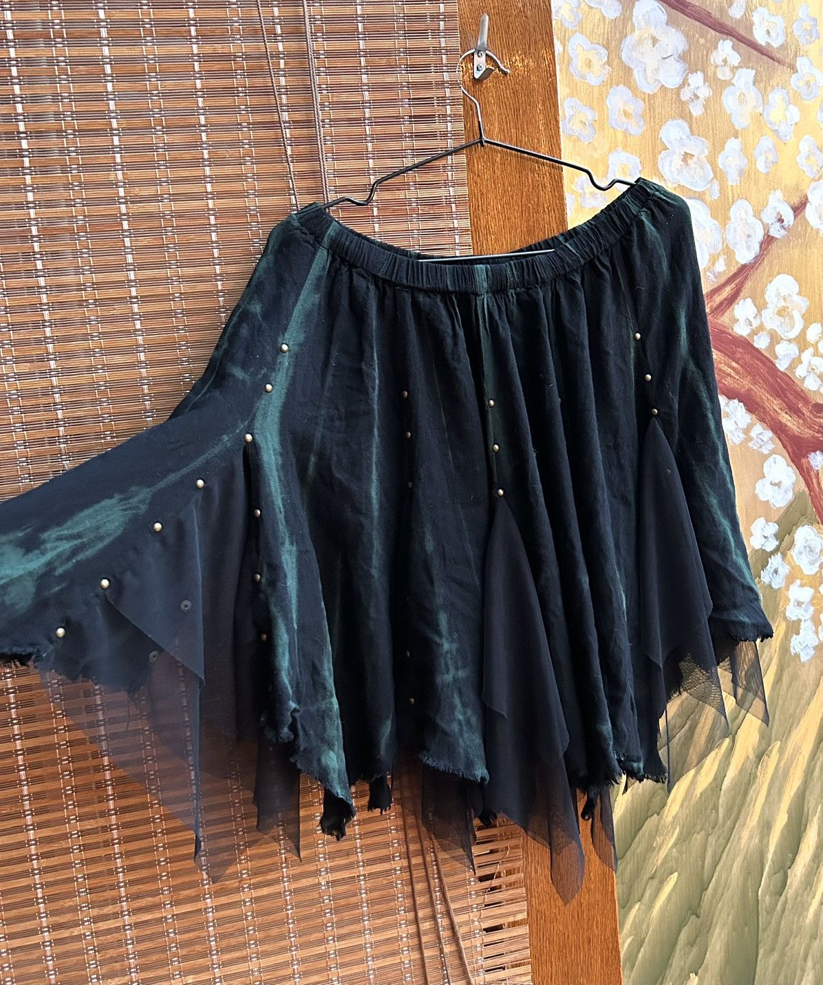 Lip Service Lip Service Gothic Fairy Grunge Skirt Tulle Overlay Studs Size 27" / US 4 / IT 40 - 3 Thumbnail