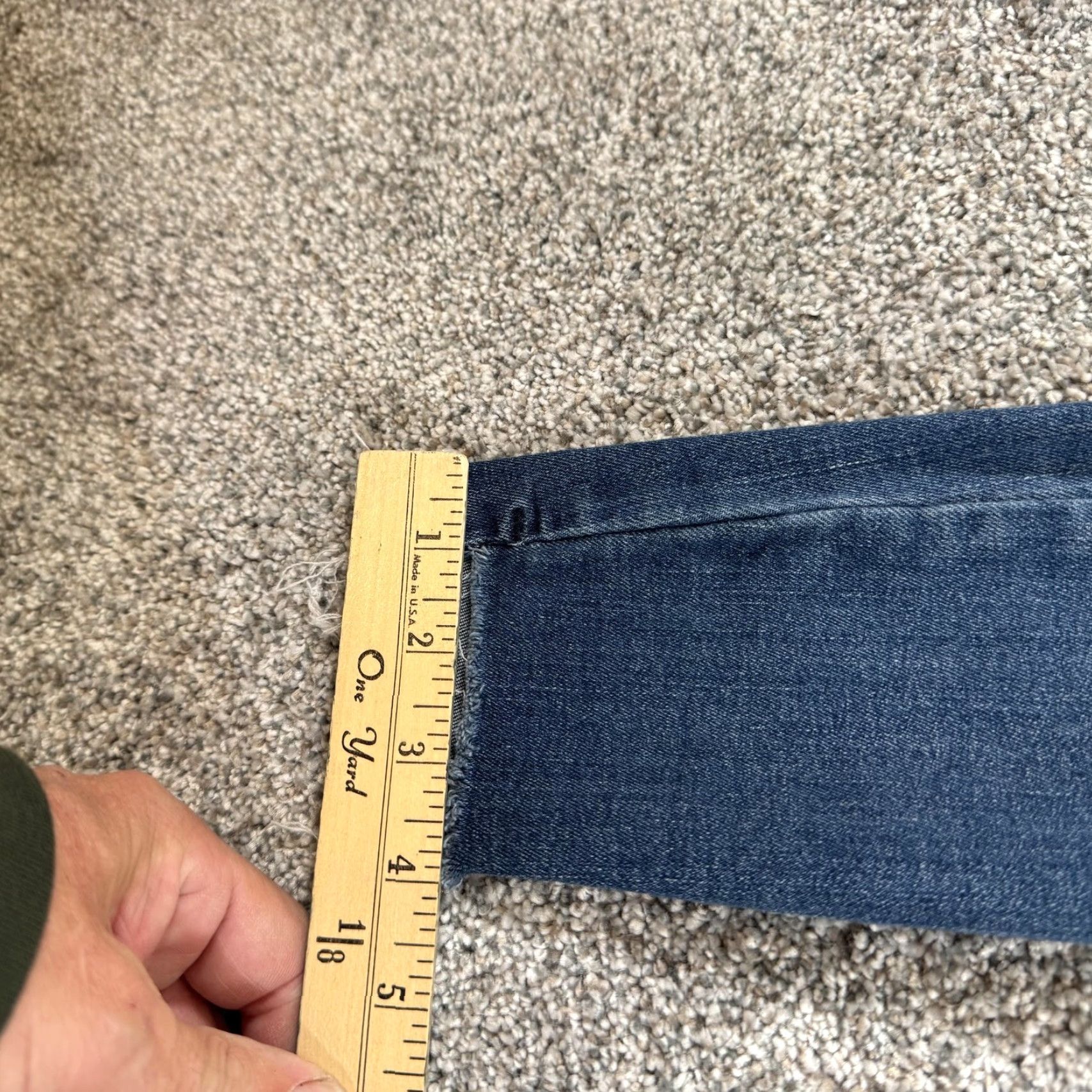 Pacsun VINTAGE? No — PacSun Jeans Women’s 23 Blue High-Rise Ankle Jegging Distressed Super Stretch Jeans 00 Womens Slim Distressed Pockets Zip Fly Size 24" / US 00 / IT 34 - 3 Thumbnail