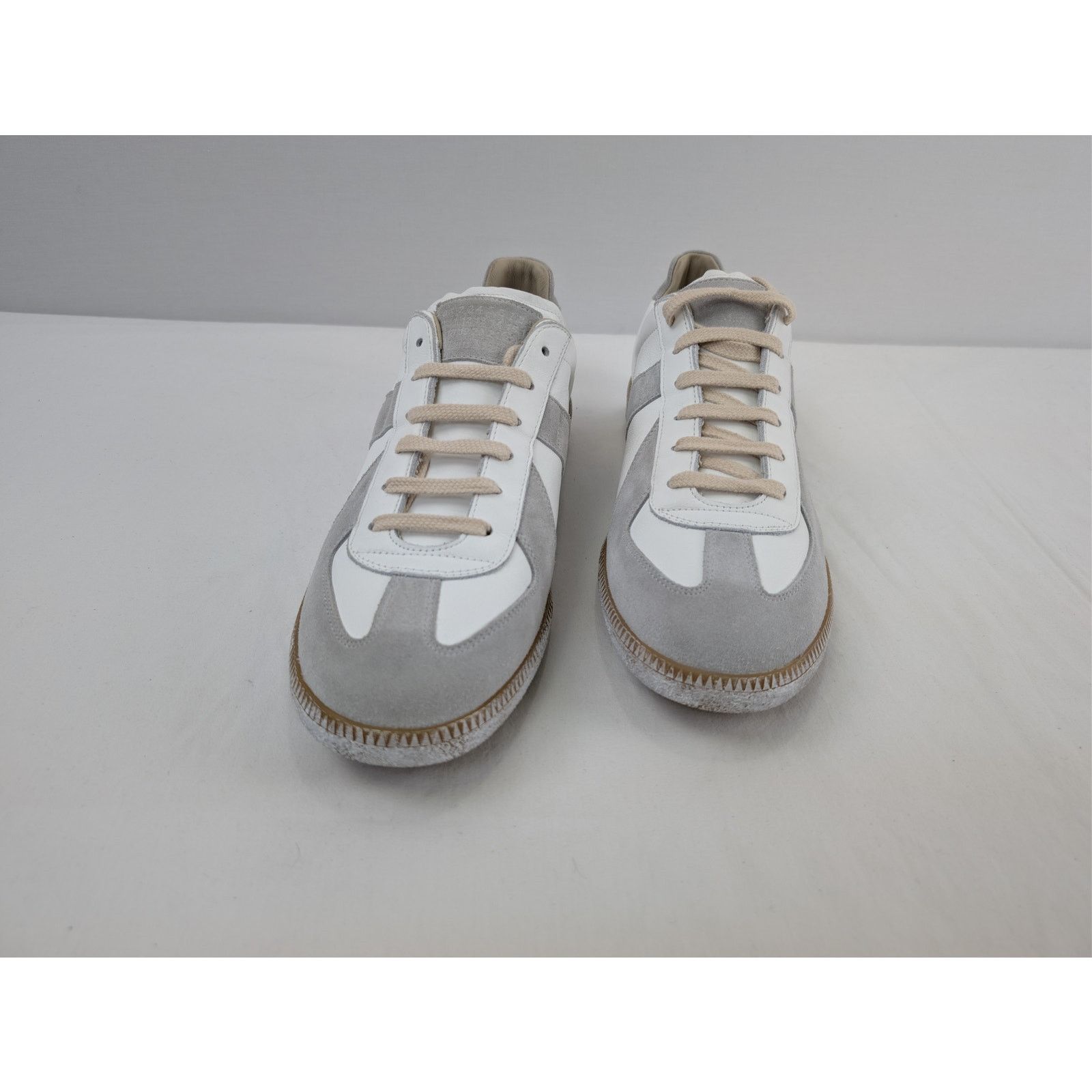 Maison Margiela o1rshd1 Replica sneakers in white and gray leather and suede Size US 13 / EU 46 - 6 Thumbnail