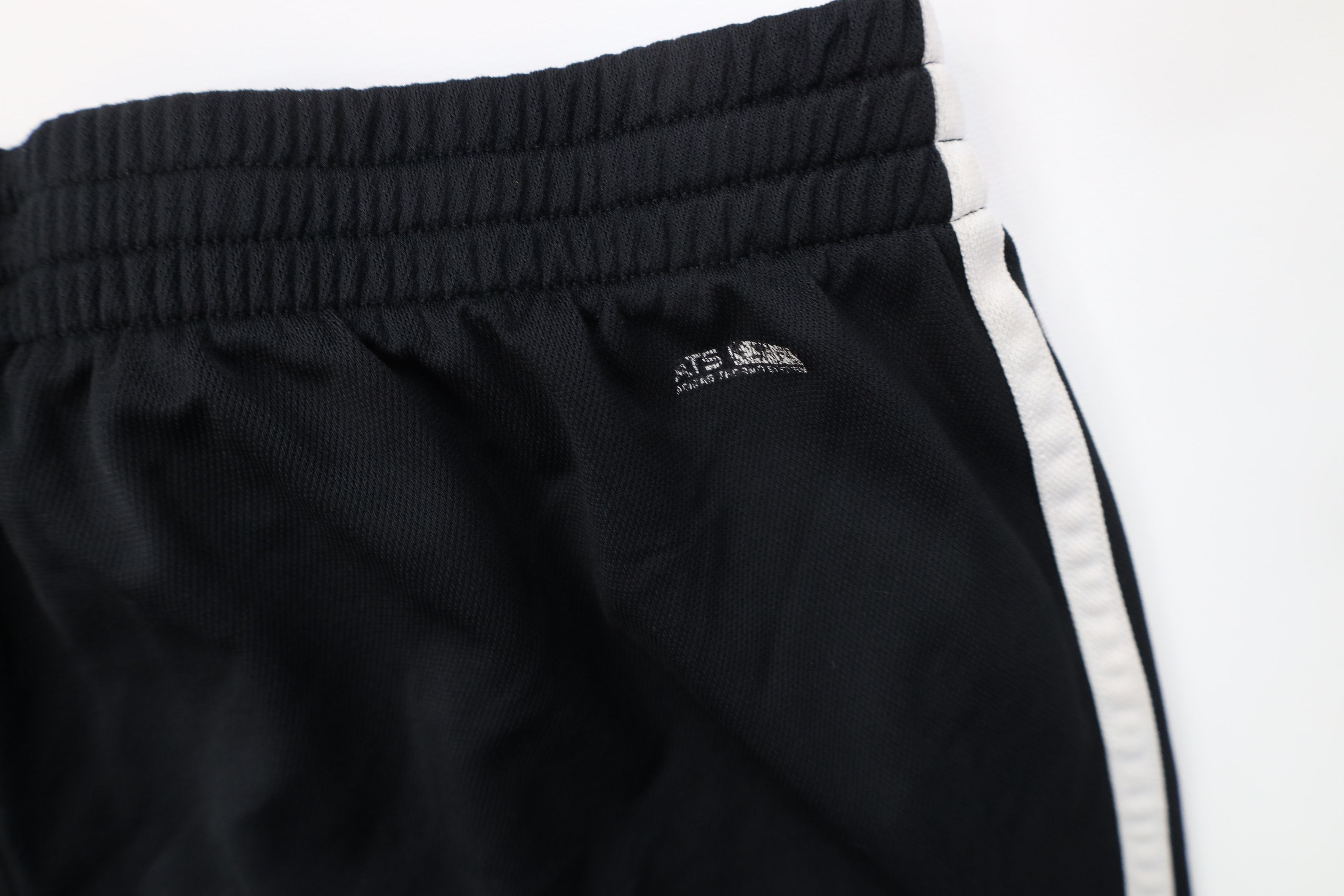 Adidas Vintage Y2K Adidas Spell Out Striped Wide Leg Pants Black Size US 34 / EU 50 - 13 Thumbnail