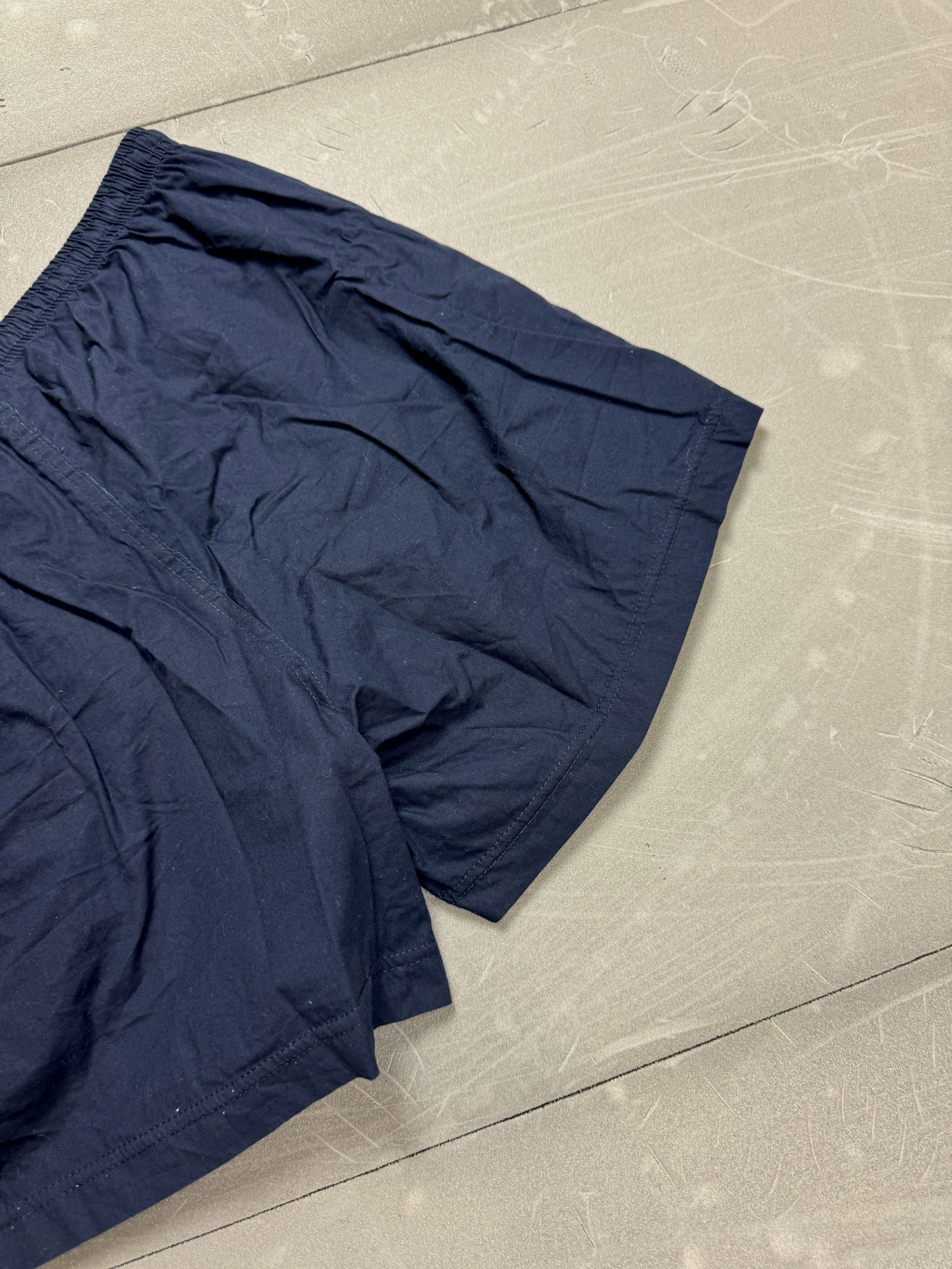 Other Navy basic material cotton shorts 90s y2k old money Size US 32 / EU 48 - 10 Thumbnail
