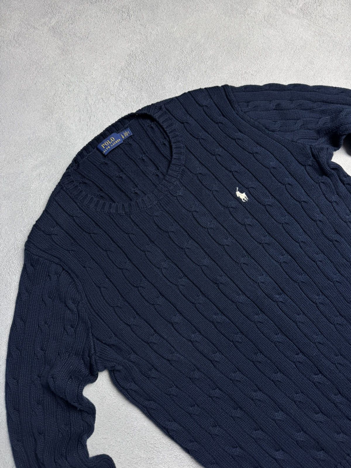 Polo Ralph Lauren Polo Ralph Lauren Crewneck Cable Knit Sweater size L Size L / US 10 / IT 46 - 3 Thumbnail