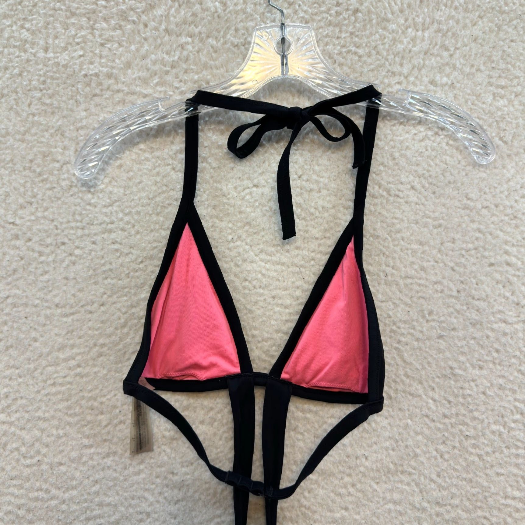 Victoria's Secret Victoria's Secret PINK Wrap Bikini Top Swimsuit Small Black Halter Triangle Top Women S Black Halter Triangle Bikini Top PINK Wrap Swimsuit Shrug? Size S / US 4 / IT 40 - 3 Thumbnail
