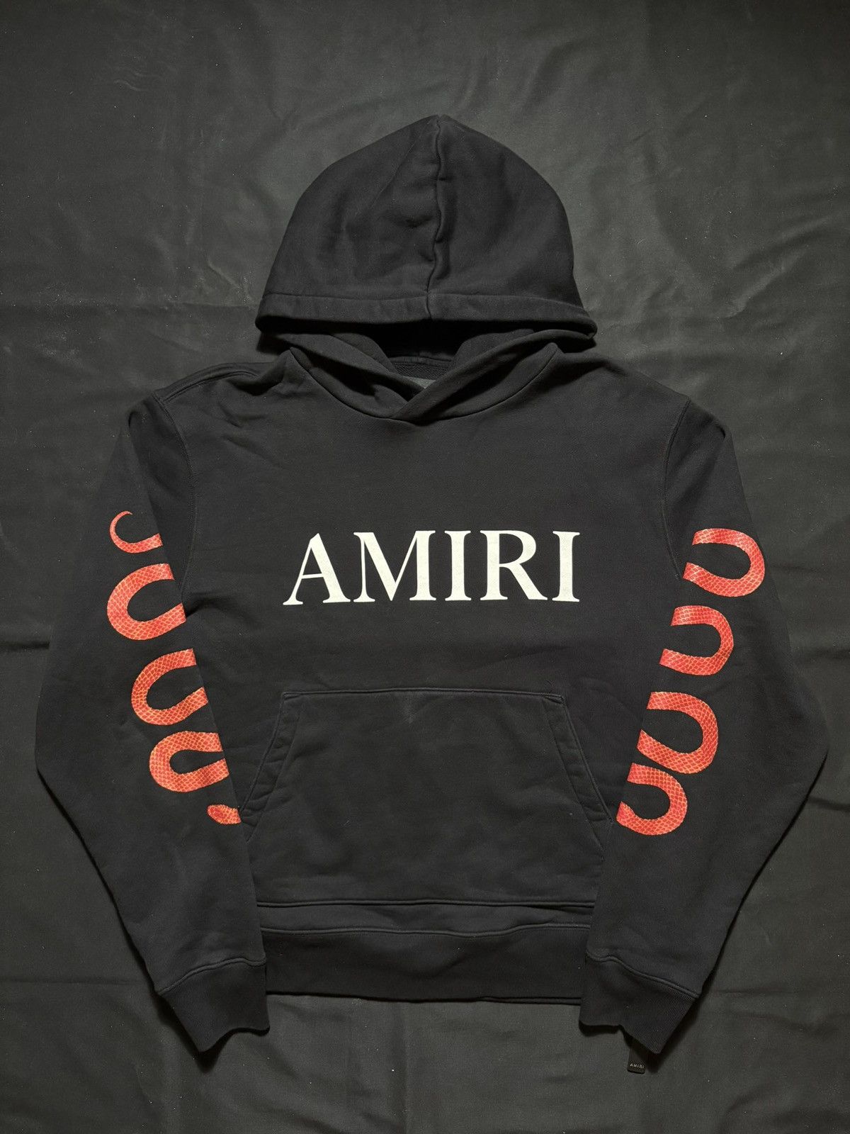 Amiri Amiri Snake Sleeves Pullover Hoodie - Size XL Size US XL / EU 56 / 4 - 1 Thumbnail