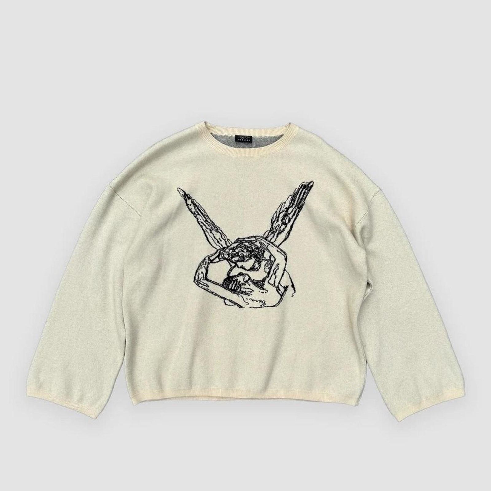Other Unisex Cream and Black Sweater Size US M / EU 48-50 / 2 - 1 Thumbnail