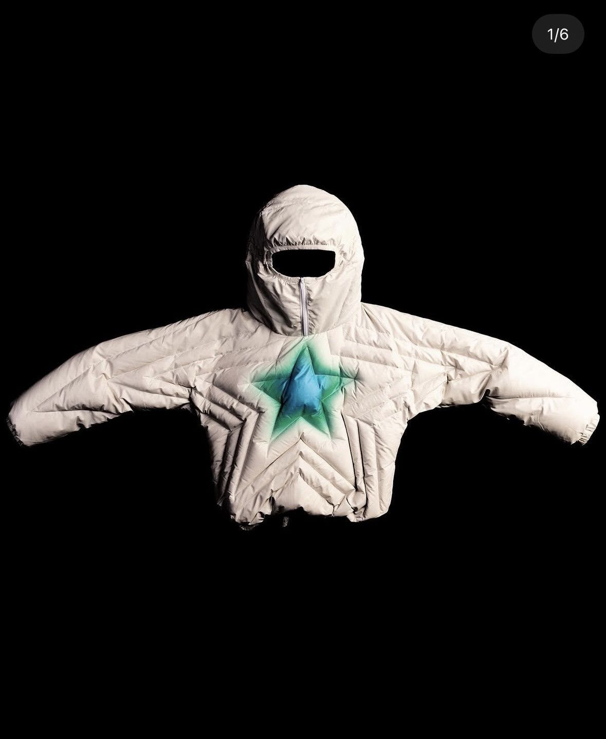 Bad Son Badson Star Puffer Hoodie Size US S / EU 44-46 / 1 - 1 Thumbnail