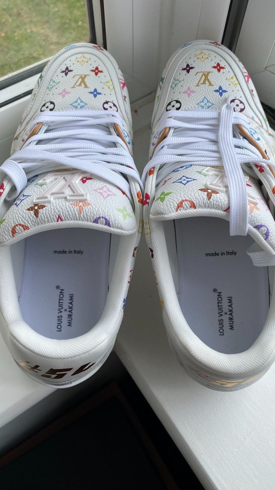 Louis Vuitton × Takashi Murakami LV x TM Trainer Sneaker Size US 9 / EU 42 - 6 Thumbnail