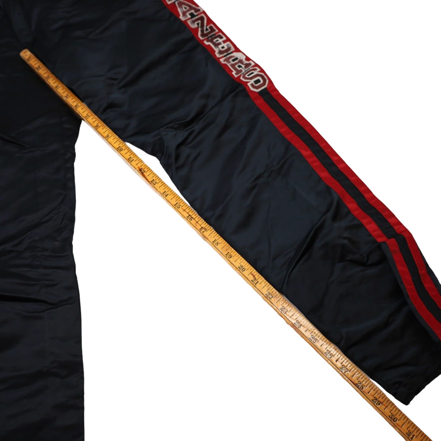 Starter VINTAGE Starter Portland Blazers Embroidered Spellout Pants Black Mens Large Size 42R - 7 Thumbnail