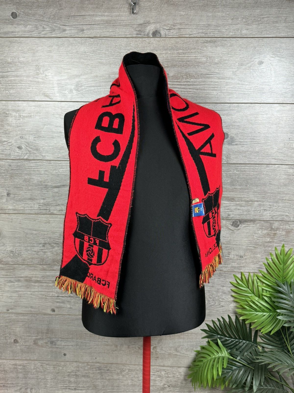 Vintage Vintage Scarf F C Barcelona Football Y2K hype Size ONE SIZE - 2 Thumbnail