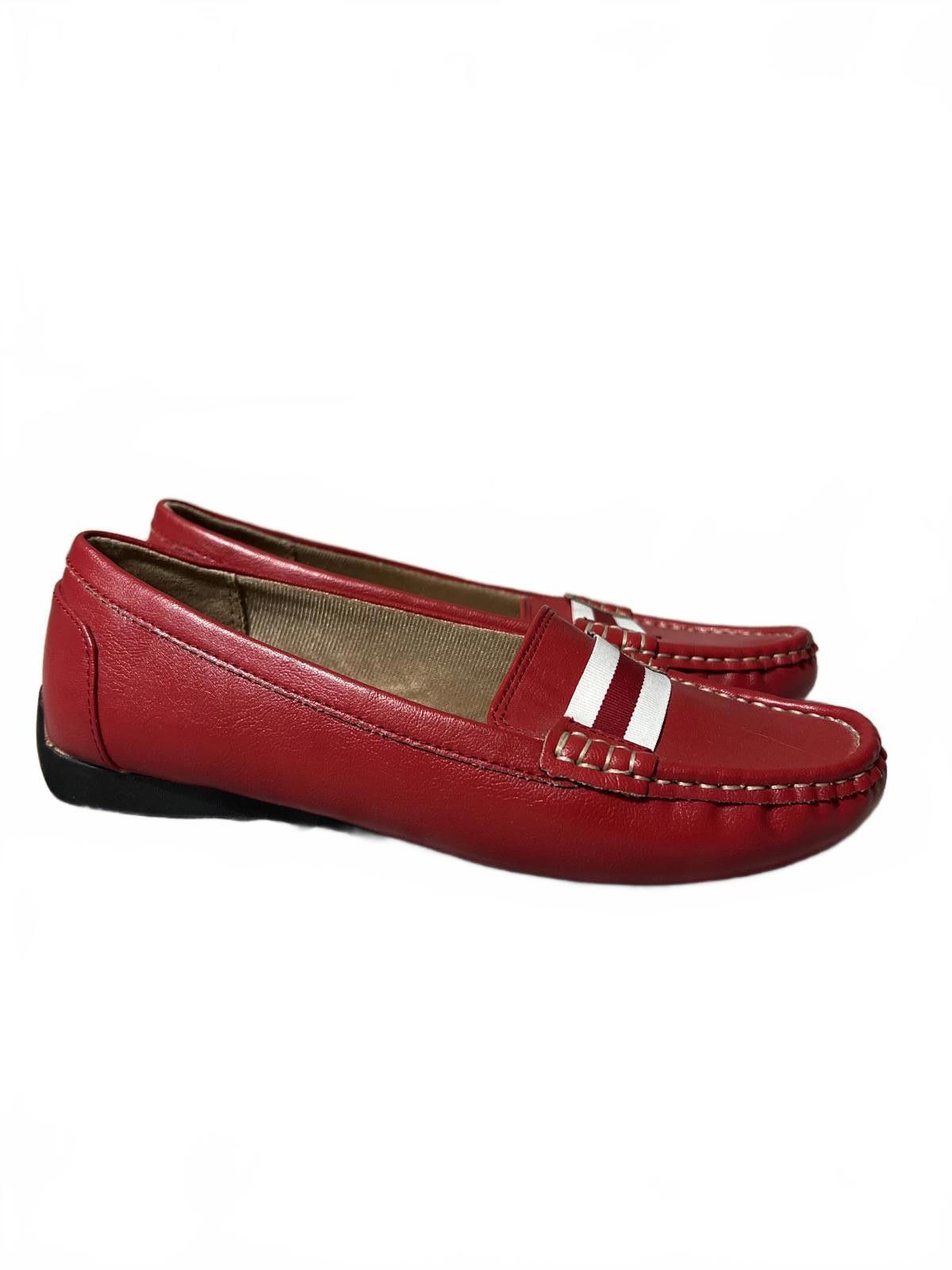 Other LifeStride Velocity Memory Foam Red Loafers Size US 6.5 / IT 36.5 - 7 Thumbnail