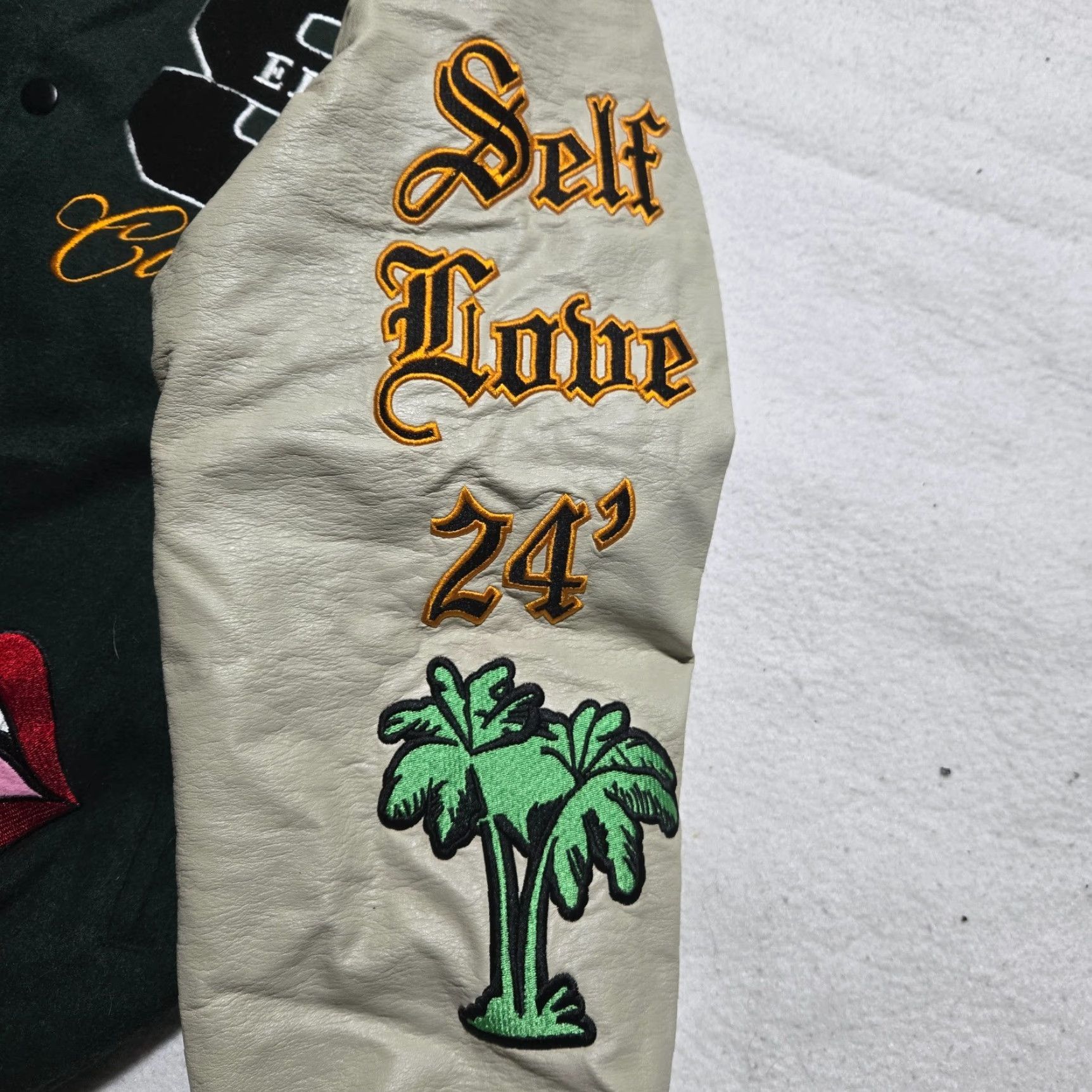 Pacsun VINTAGE PacSun Varsity Jacket Self Love & Care Embroidered Patches Streetwear Men's L Size US L / EU 52-54 / 3 - 5 Thumbnail