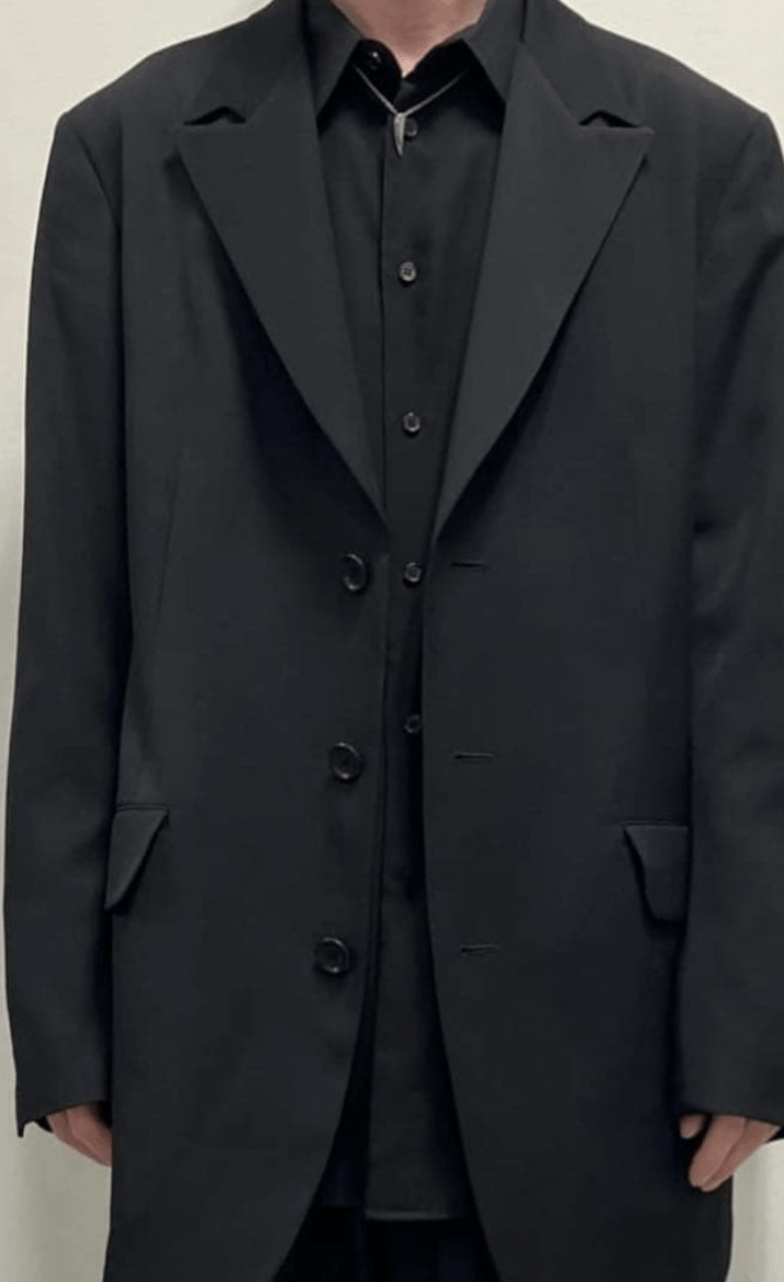 Yohji Yamamoto Yohji Yamamoto Pour Homme HOOK COLLAR 5 SINGLE JACKET BLAZER Size US M / EU 48-50 / 2 - 6 Thumbnail