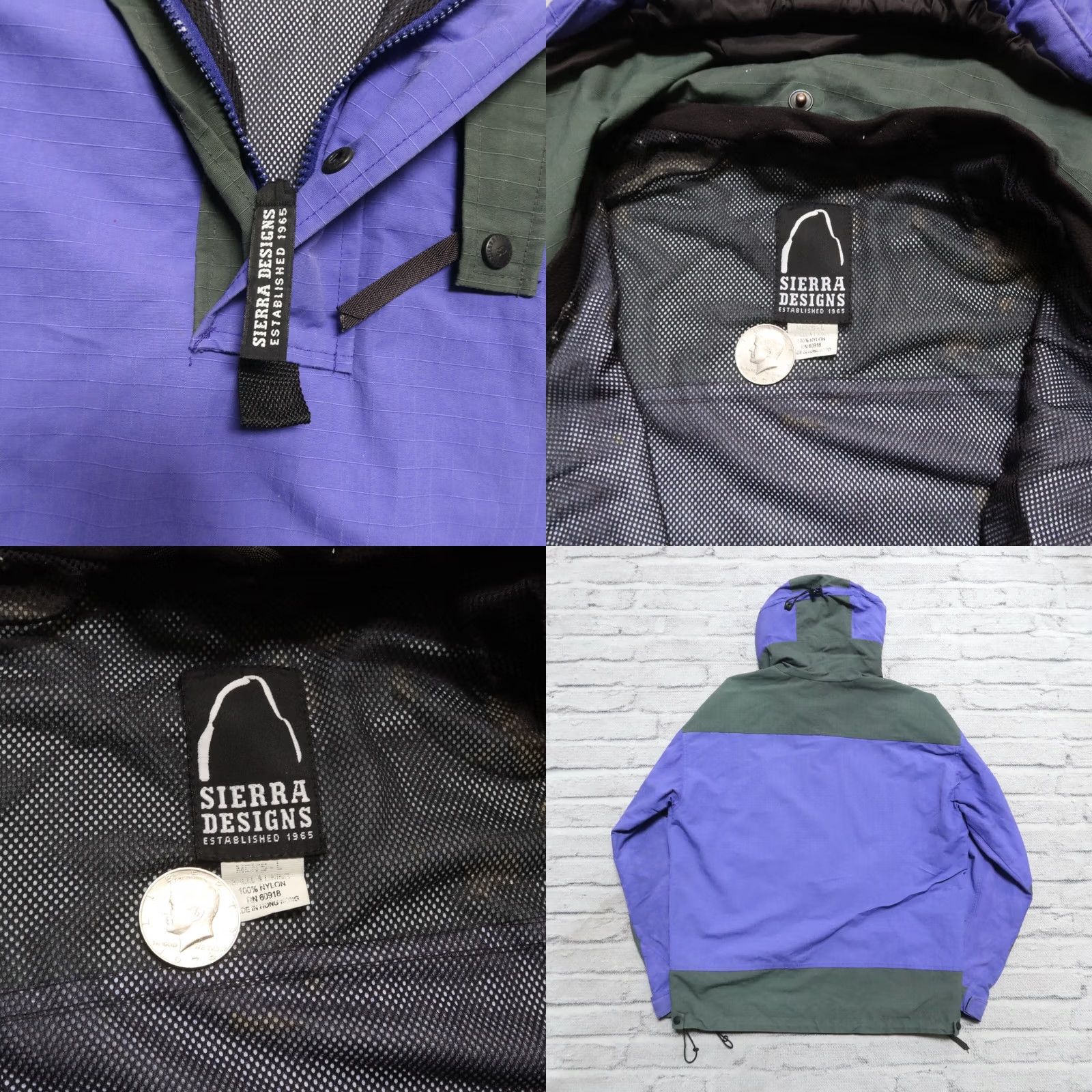 Marmot Vintage Marmot Pullover Mountain Jacket Mens L Purple 90s USA Sierra Designs 60/40 Parka Vintage Size US L / EU 52-54 / 3 - 8 Thumbnail