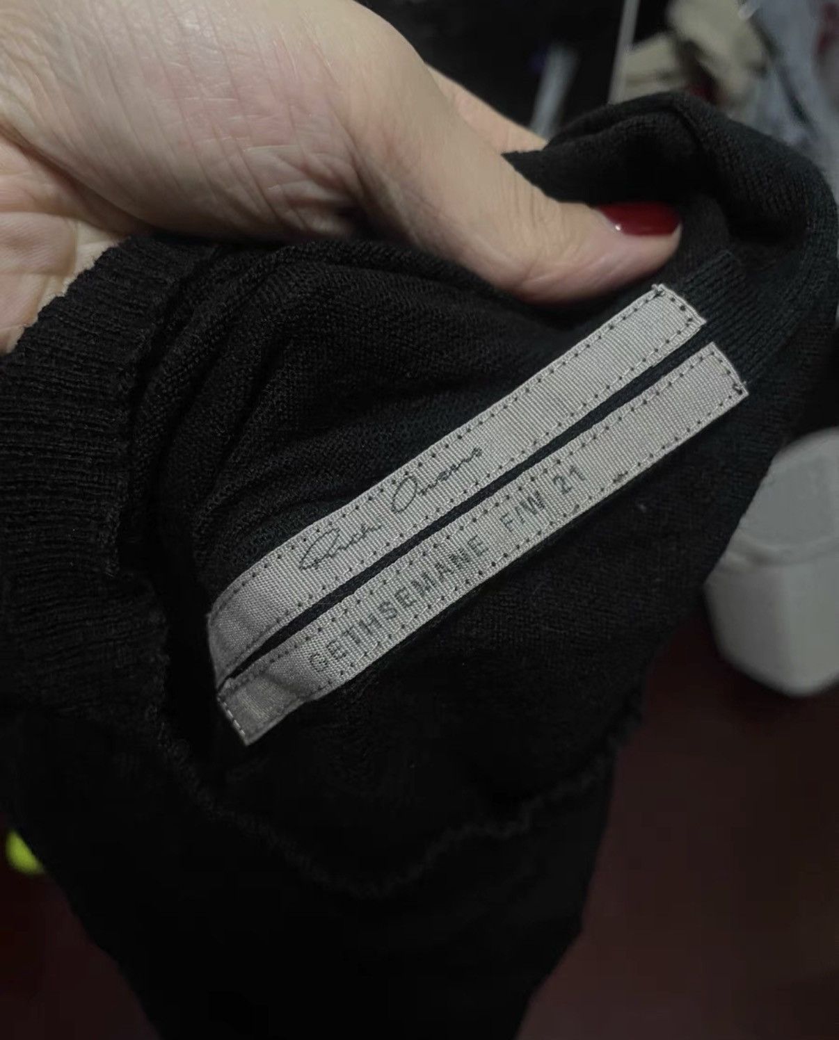 Rick Owens Rick Owens 21FW Crater Knit Cashmere Sweater Size US L / EU 52-54 / 3 - 4 Thumbnail