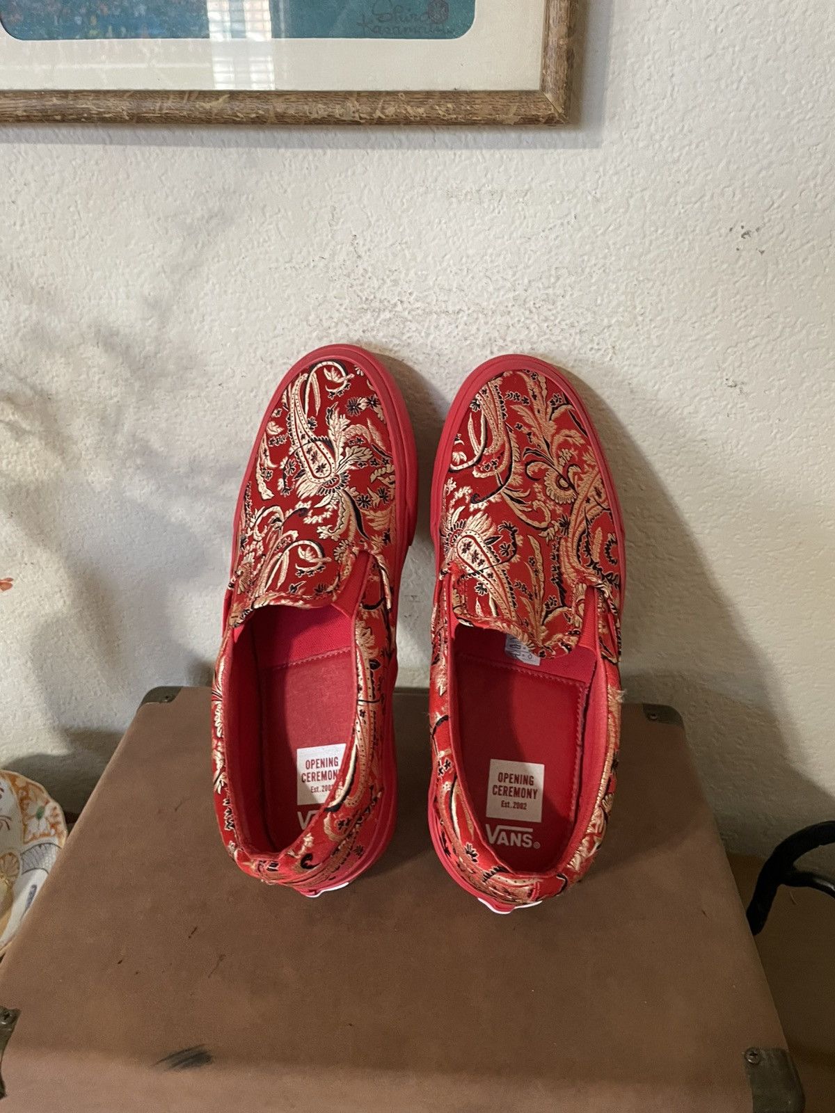 Opening Ceremony Vans x Opening Ceremony Qi Pao ll Red Size US 9 / EU 42 - 6 Thumbnail