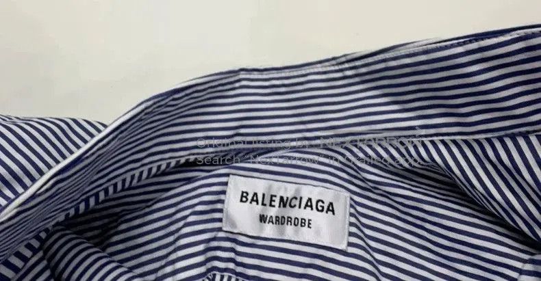 Balenciaga Balenciaga Sleeveless Striped Shirt. Size US XS / EU 42 / 0 - 3 Thumbnail