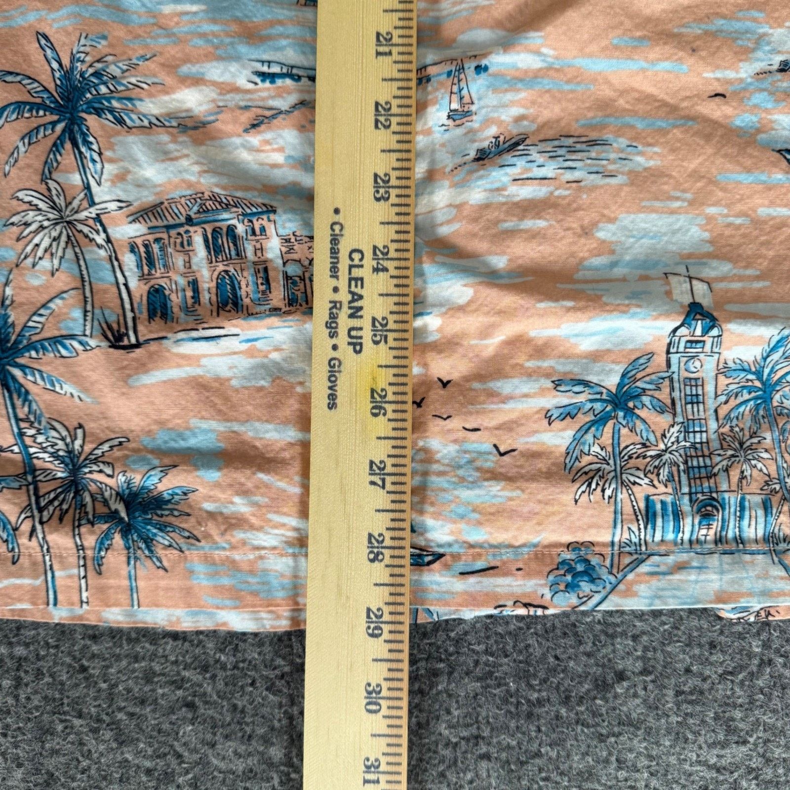 Other Cooke Street Mens Medium Peach Blue Sailboat Hawaiian Shirt Size US M / EU 48-50 / 2 - 5 Thumbnail