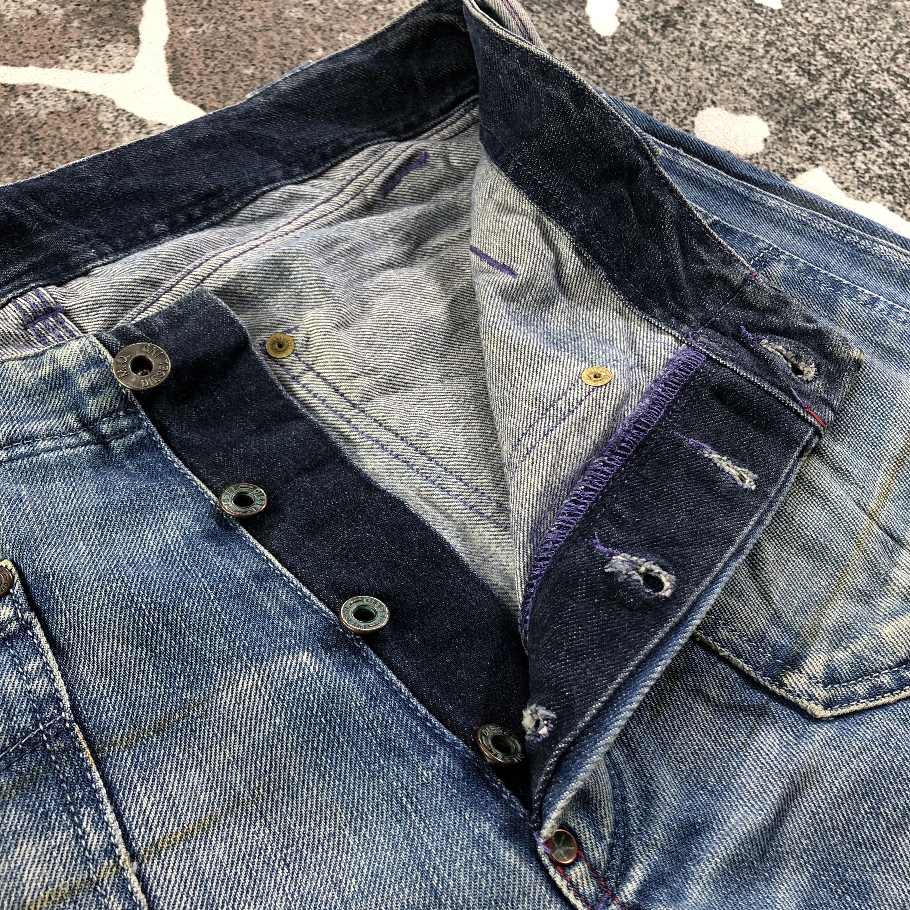 Diesel Diesel Bush Pants Jeans Faded Blue Denim KJ1620 Size US 32 / EU 48 - 8 Thumbnail
