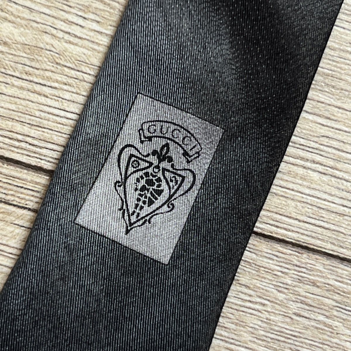 Gucci Vintage Gucci Tie Silk 100% Size ONE SIZE - 9 Thumbnail