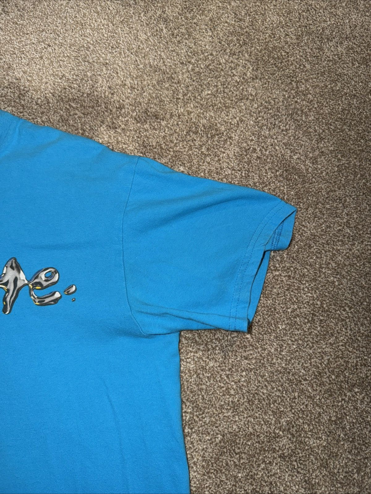 Supreme Supreme Liquid Tee Shirt Bright Blue Size Medium Size US M / EU 48-50 / 2 - 3 Thumbnail