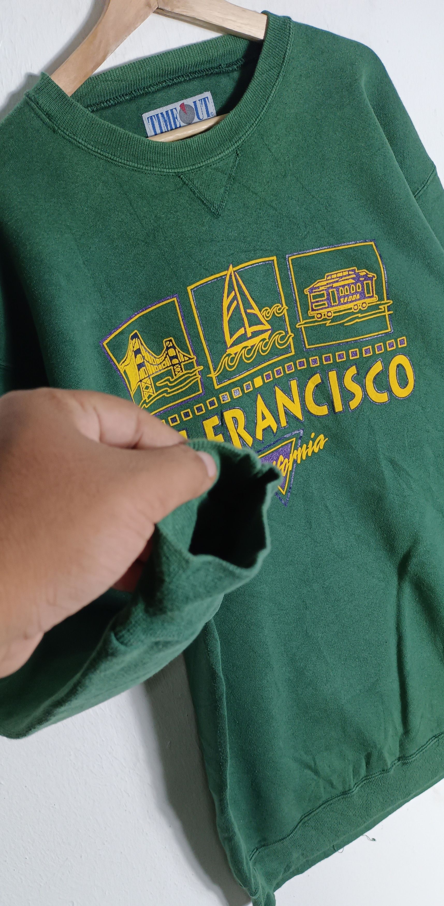 Vintage Vintage🔥 Time Out HeavyWeight San Francisco California Size US L / EU 52-54 / 3 - 4 Thumbnail