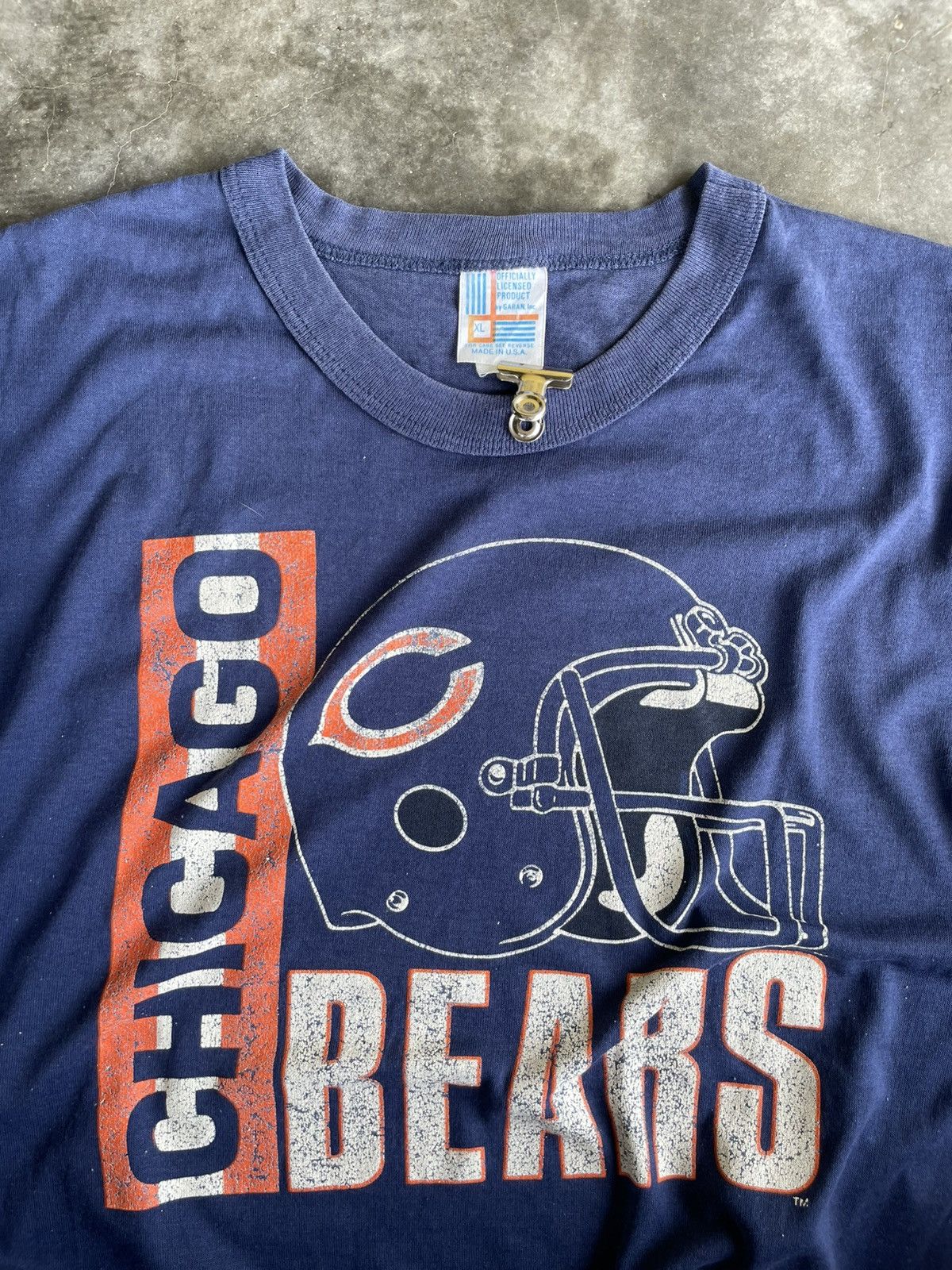 Vintage VTG 70s Chicago Bears by Garan Inc. Size US XL / EU 56 / 4 - 6 Thumbnail