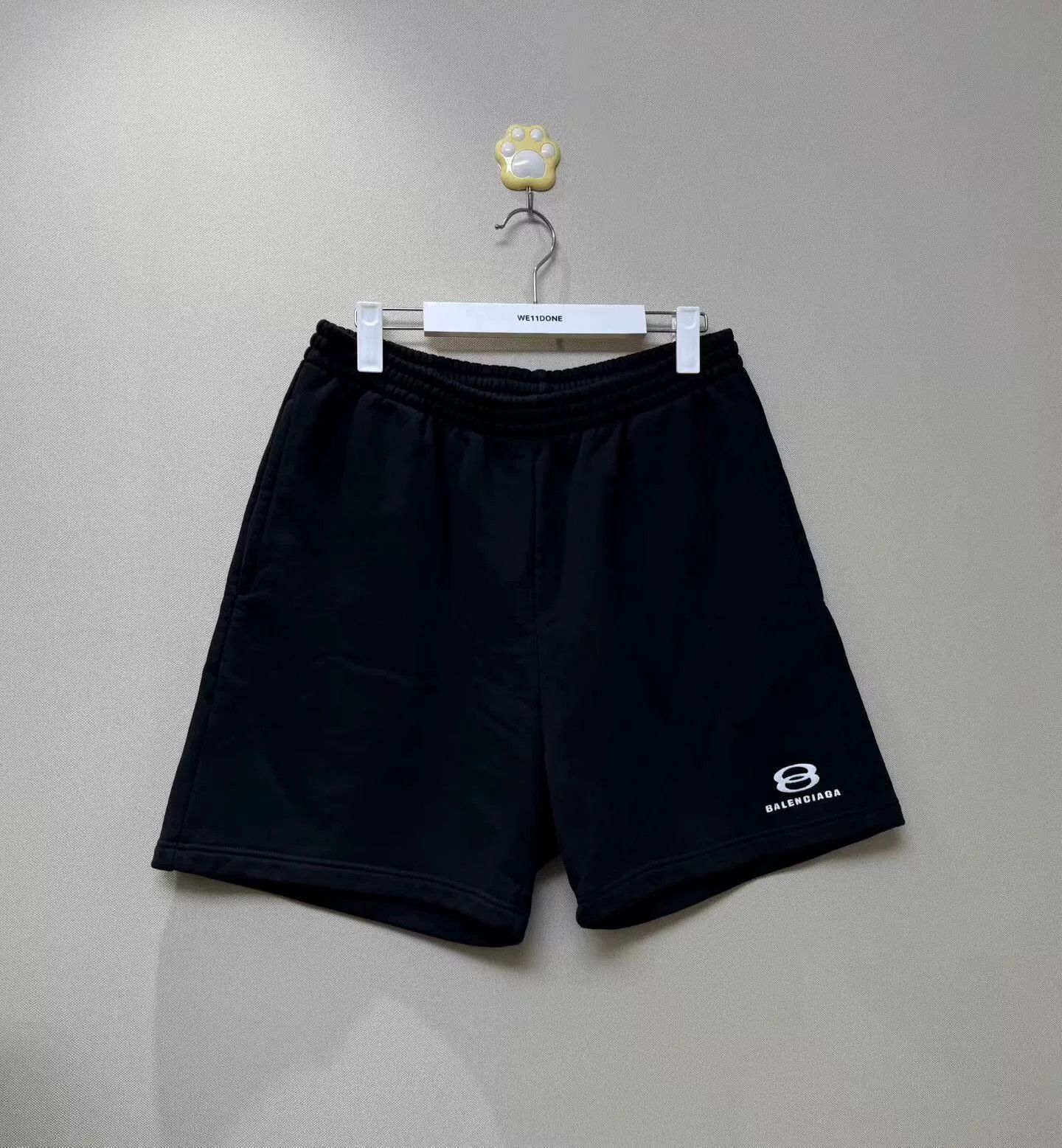 Balenciaga balenciaga black embroidered shorts size xxS Size US 26 / EU 42 - 1 Thumbnail
