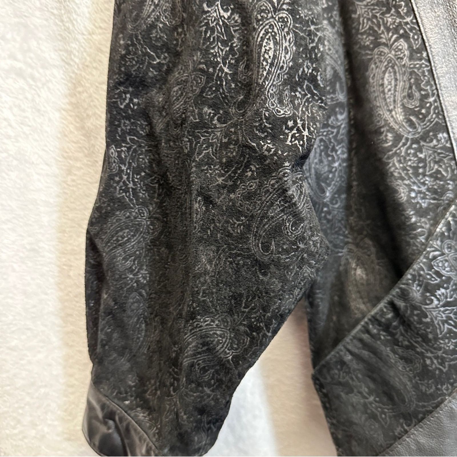 Wilsons Leather Vintage 80s Wilsons Black Leather Coat Size M Size M / US 6-8 / IT 42-44 - 4 Thumbnail