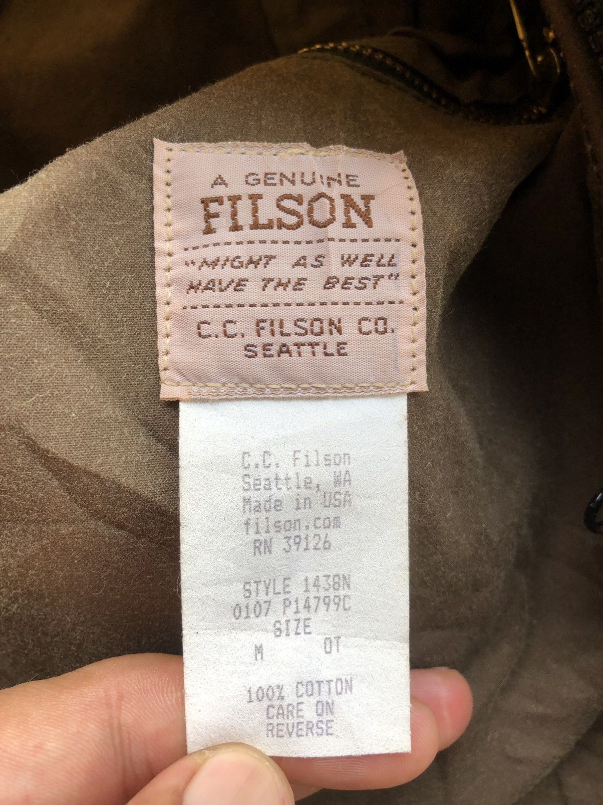 Filson Vintage CC Filson Waxed Jacket Parka Size US M / EU 48-50 / 2 - 19 Thumbnail