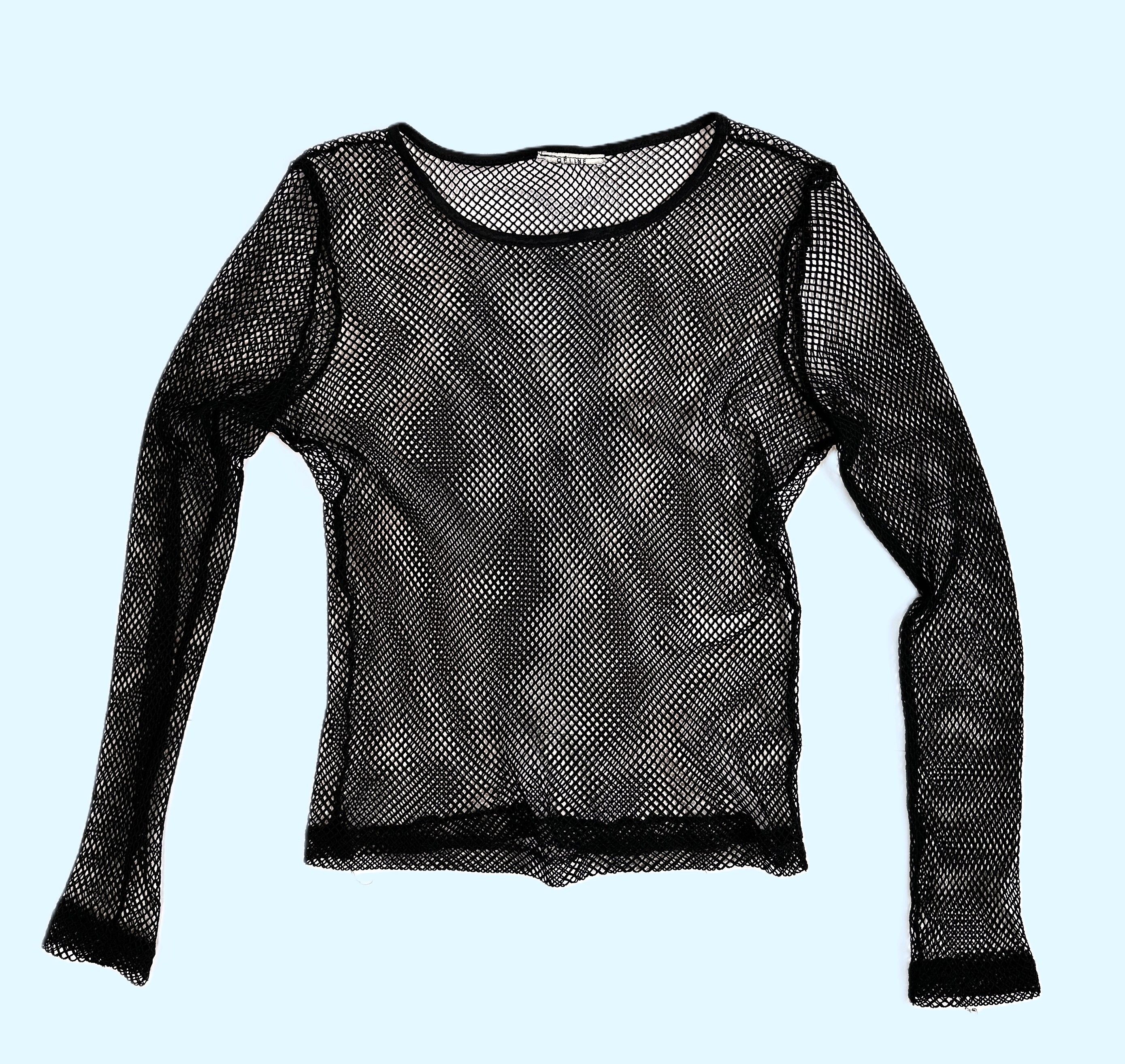 Mesh Long Sleeve Shirt