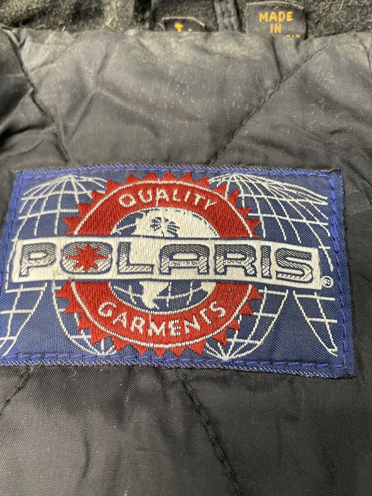 NASCAR Vintage 1990s Polaris Leather Racing Jacket Size US L / EU 52-54 / 3 - 5 Thumbnail