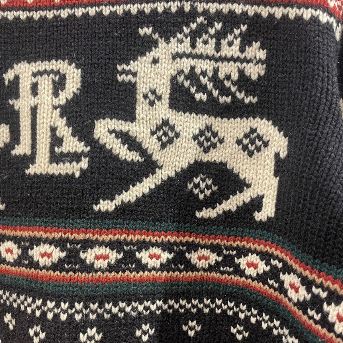 Ralph Lauren Vintage Polo Ralph Lauren Reindeer Fair Isle Sweater Size US XL / EU 56 / 4 - 9 Thumbnail
