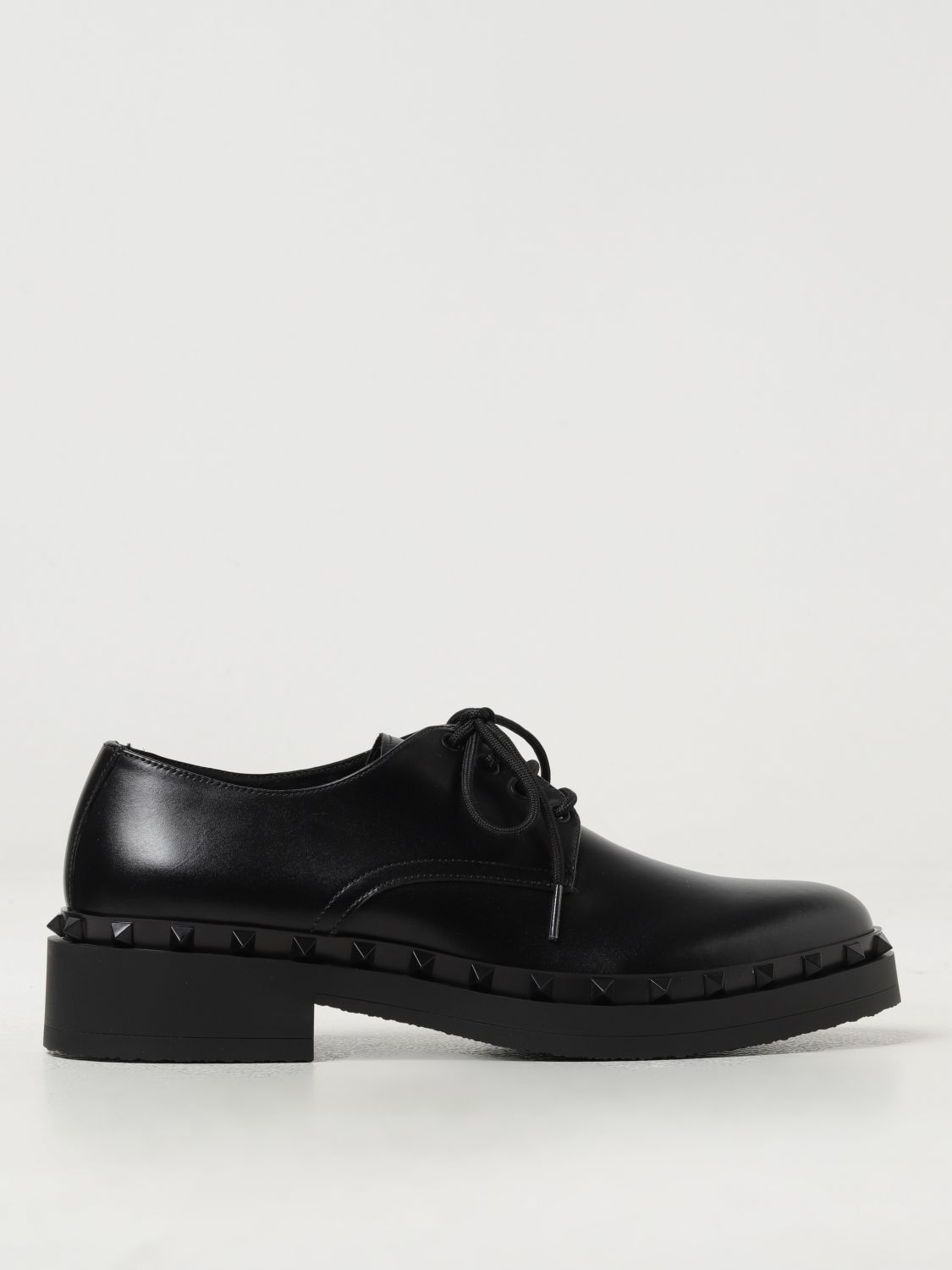 image of Valentino Garavani Brogue Shoes Men Black (Size 8)