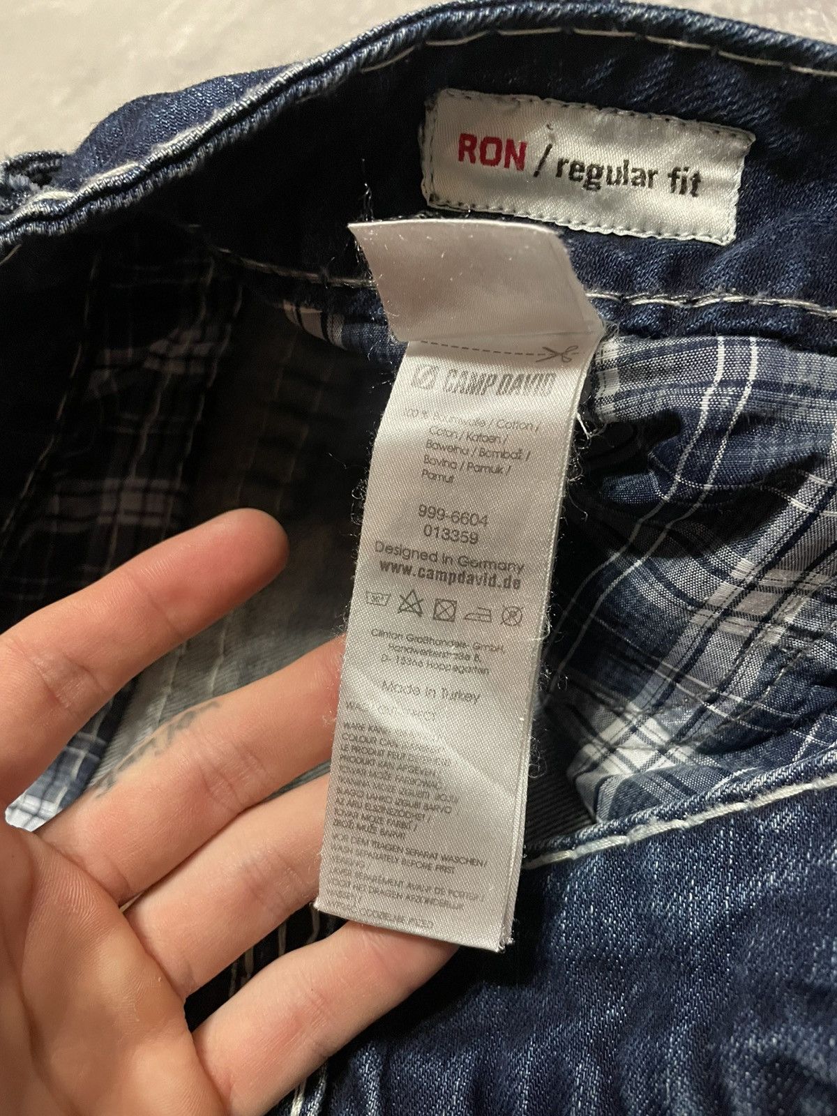 Camp David Vintage Camp David Regular Fit True Religion Style Jeans Y2K Size US 31 - 11 Thumbnail