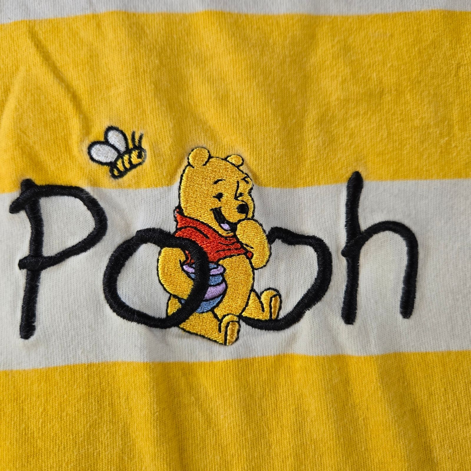 Disney Disney Winnie the Pooh Striped Shirt Size Medium Size M / US 6-8 / IT 42-44 - 3 Thumbnail