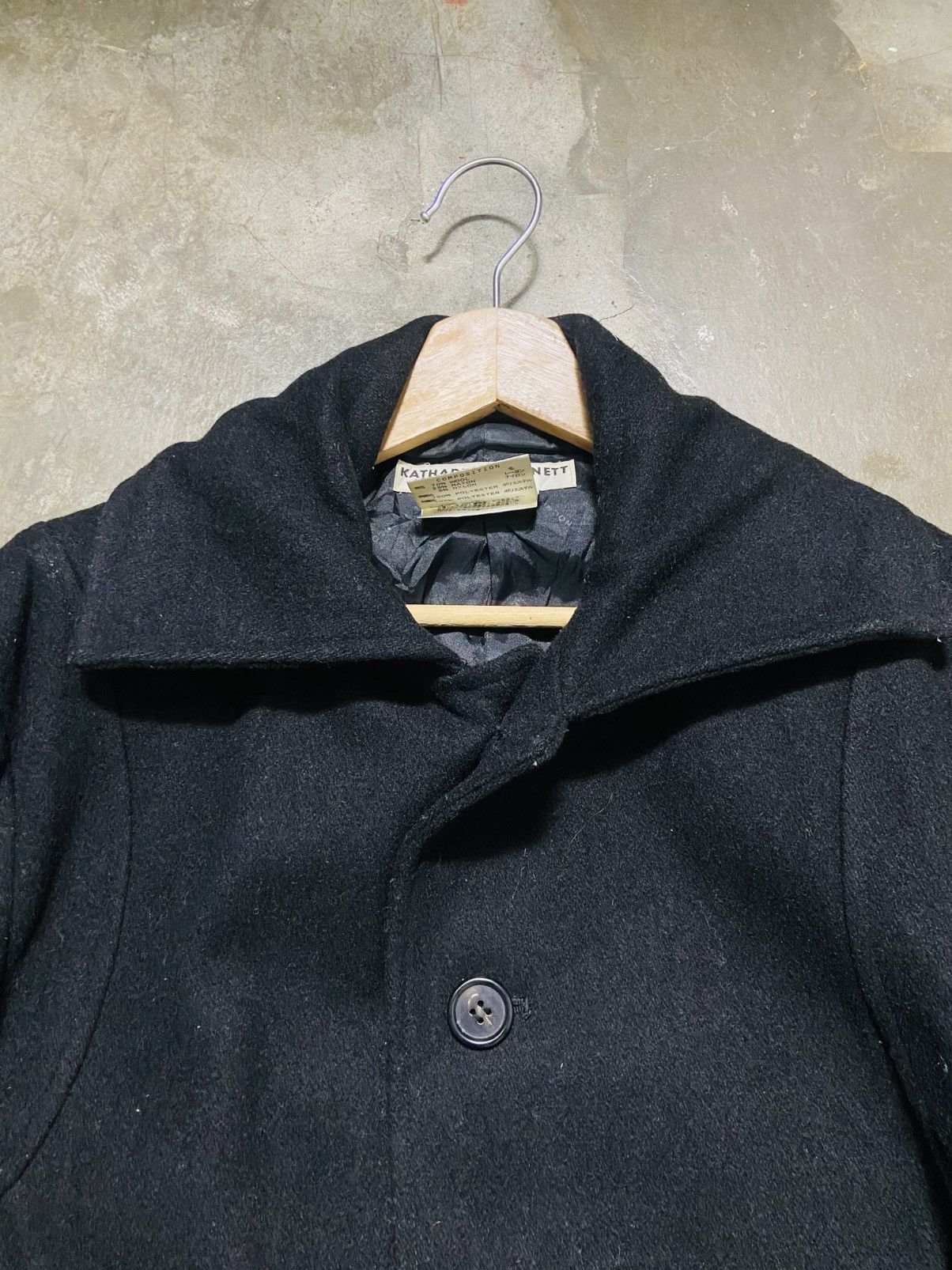 Katharine Hamnett London Katharine Hamnett London Wool Jacket with Belt Size US L / EU 52-54 / 3 - 9 Thumbnail