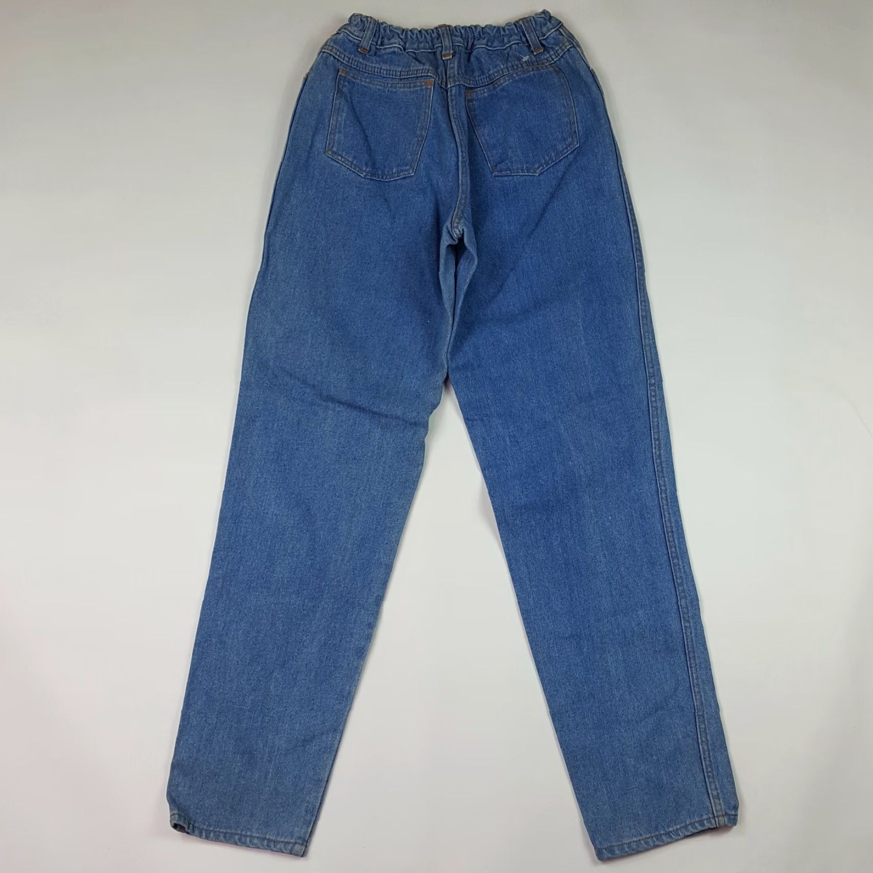 Denime VINTAGE Belma Jeans 80s Stonewashed Blue Denim Size 13 Relaxed Tapered High Rise Inseam 31" Women Size 34" / US 12 / IT 48 - 5 Thumbnail
